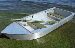 легкая алюминиевая лодка малютка